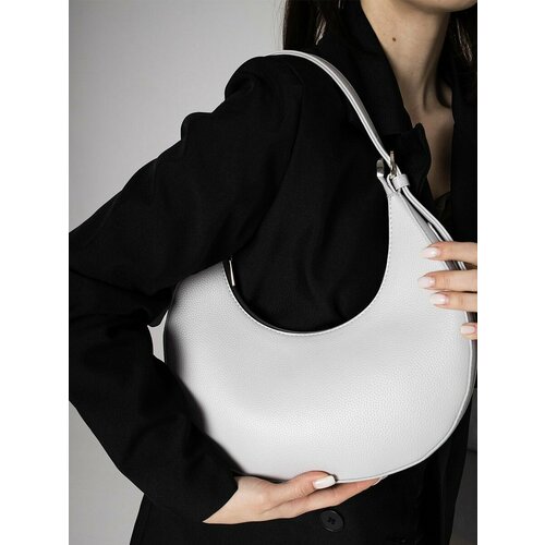 фото Сумка кросс-боди solo 654-465, фактура зернистая, матовая, серый