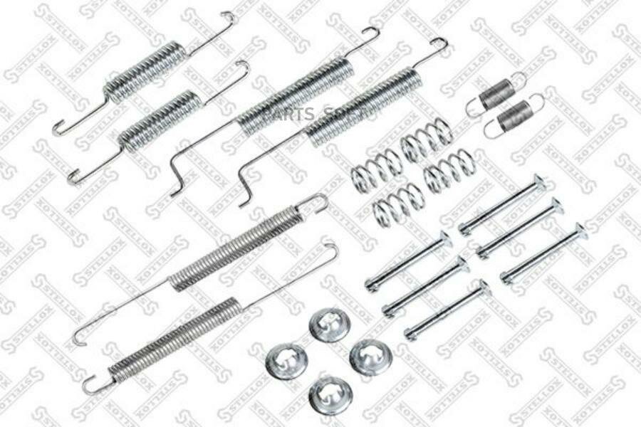 00-01511-SX_р/к торм. колодок задних!12пружин+8шпилек+4шайбы\ Audi 80, VW Golf/Polo, Seat Toledo 73-01 STELLOX 0001511SX | цена за 1 шт