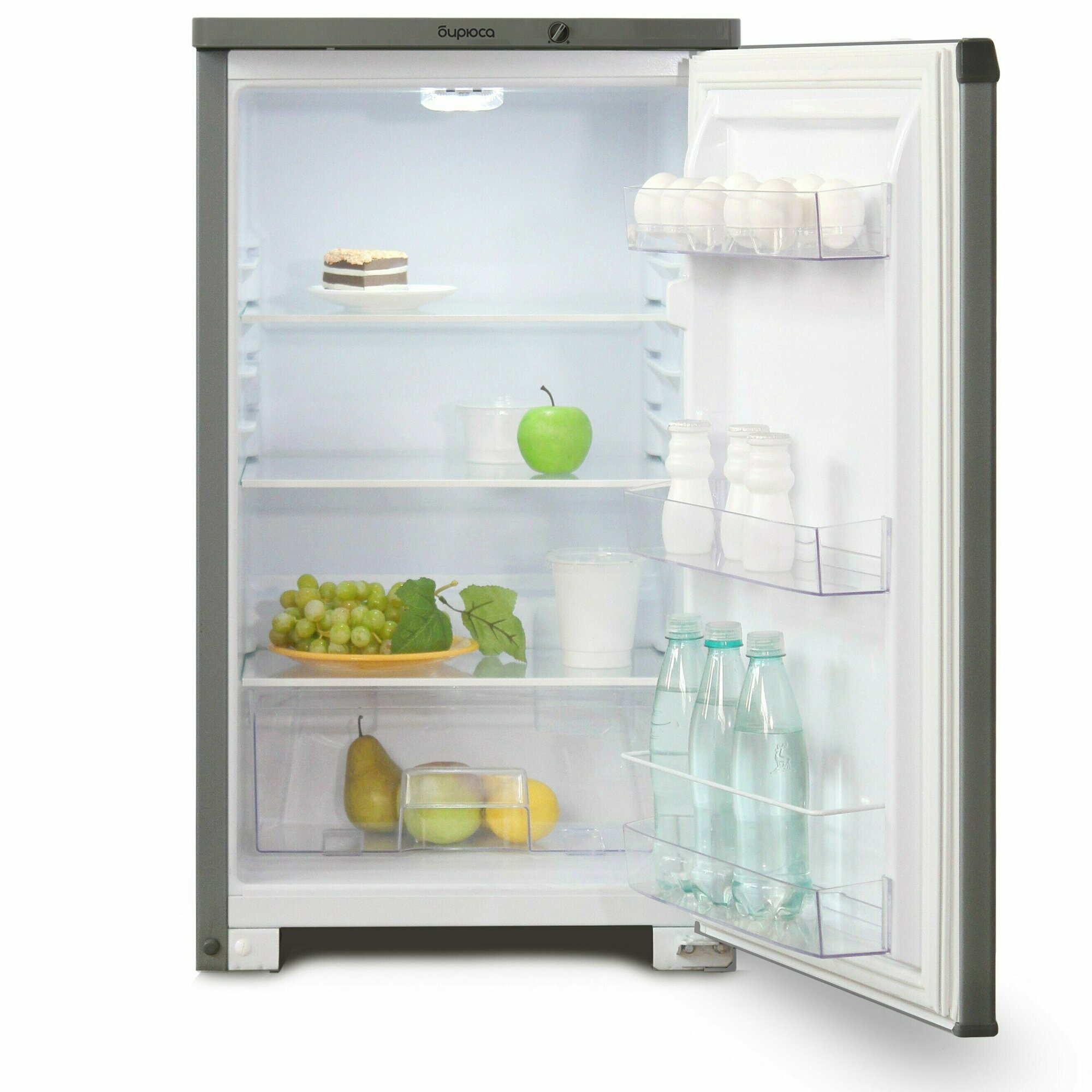 Холодильник БИРЮСА , однокамерный, серый металлик - фото №16