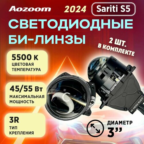 Модули светодиодные, Sariti S5 2024, 3.0 дюйма