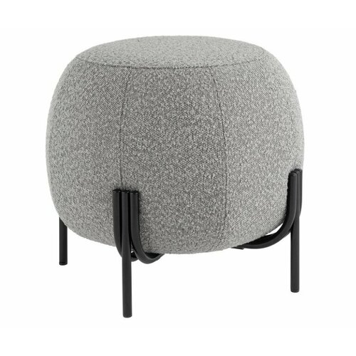 Пуф Stool Group Флик ткань букле серый