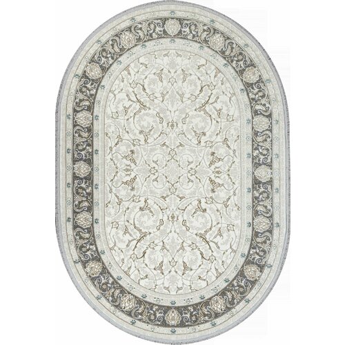 Ковер SANDALI 30153Z CREAM / BEIGE Овал C бахромой 2 x 2.9 м.