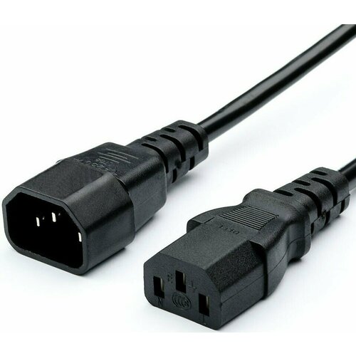 cable cyberpower ex1030bkc14 c13 3m с14 с13 iec 320 c13 iec 320 c14 3m 10а Кабель питания IEC-320-C13 - IEC-320-C14, 1.8м, GoPower (00-00024537)