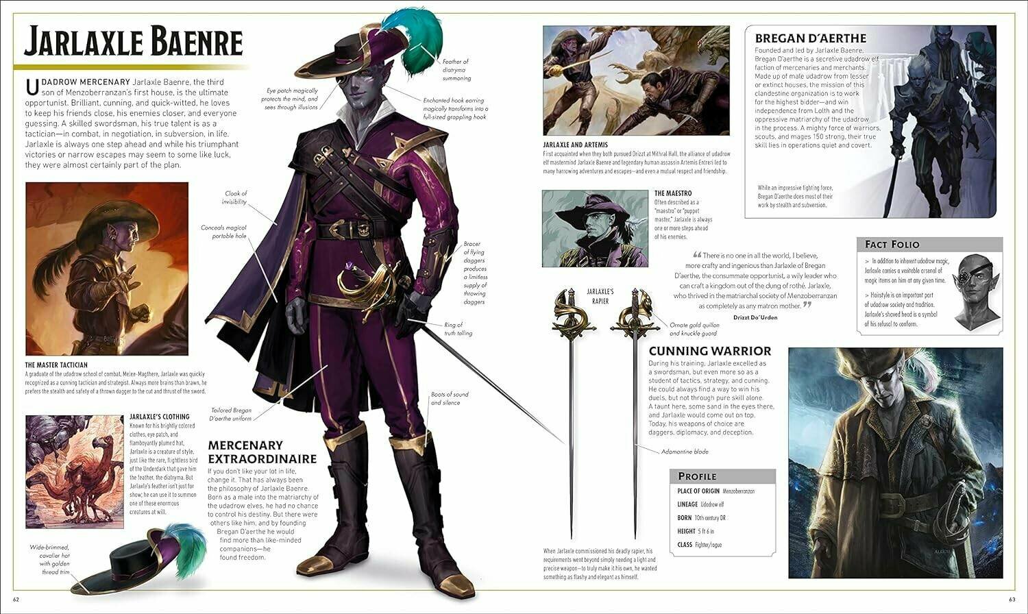 Dungeons & Dragons The Legend of Drizzt Visual Dictionary - фото №5