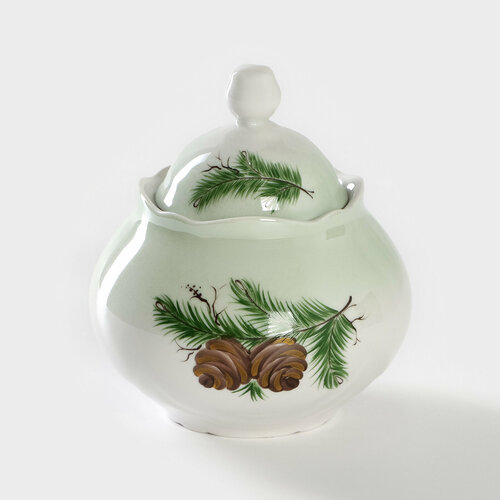 Сахарница фарфоровая Кедровая ветка 1553₽