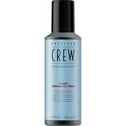 American Crew Fiber Grooming Foam Пена для укладки волос, 200 мл