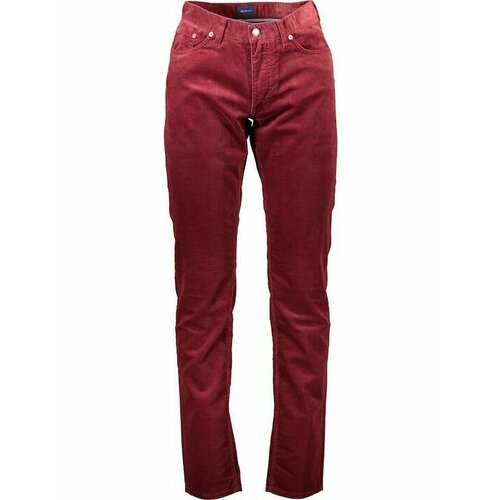 Джинсы GANT, размер 34/34, бордовый джинсы gant размер 34 34 бордовый