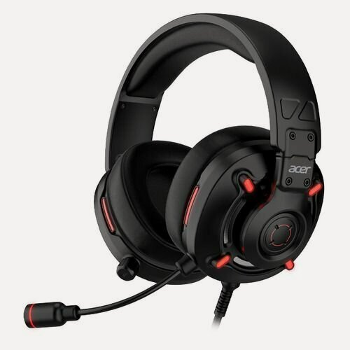 Изображение товара Гарнитура игровая Acer Nitro OHW306, для компьютера, мониторные, проводные, черный [zl. hdsee.00e]