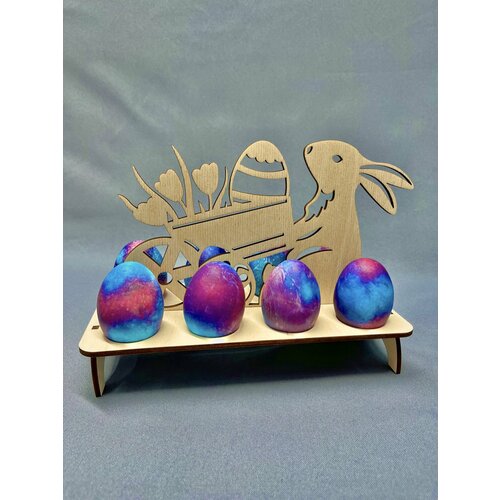 Подставка для яиц с кроликом Пасхальная 1 шт