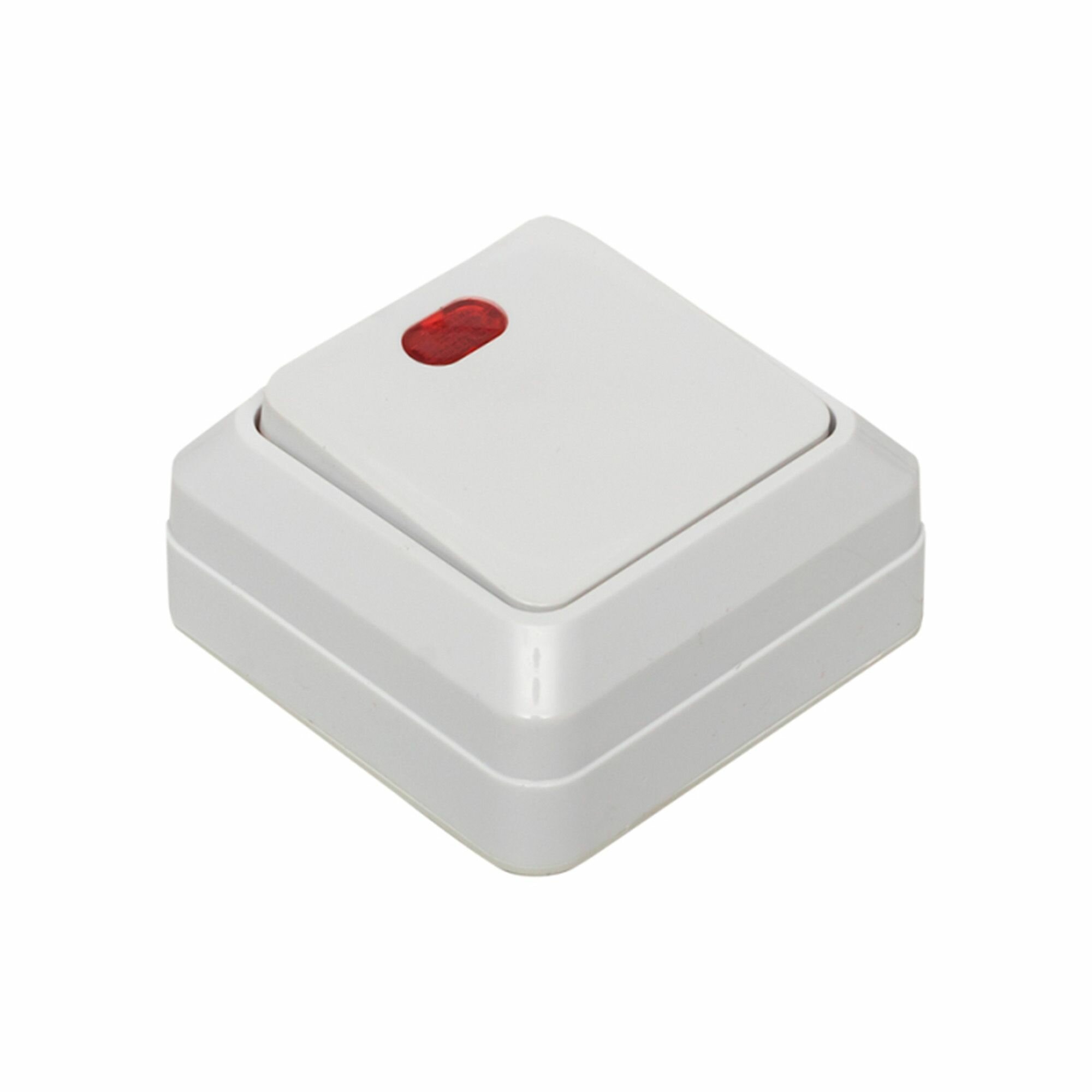 ENV10-121-10 Рим Выключатель 1-клавишный с индикатором 10А белый EKF - фото №14