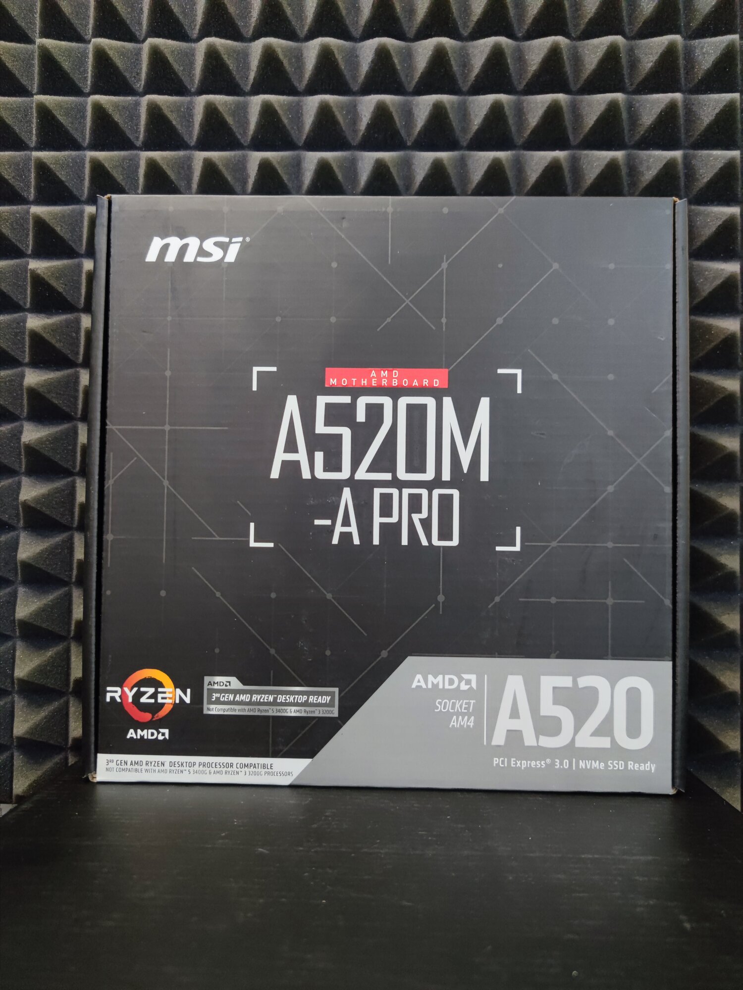 Материнская плата Socket AM4 MSI A520M-A PRO