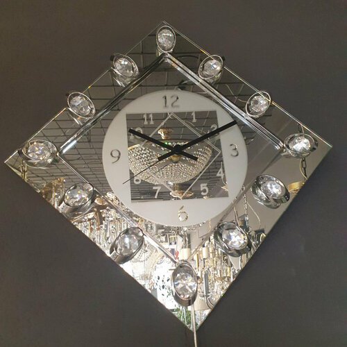 Часы настенные Orion Wanduhr 13K/WV41 chrom