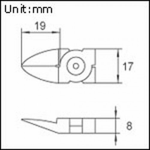 Кусачки-бокорезы для пластика ProsKit PM-805E (135 мм.)