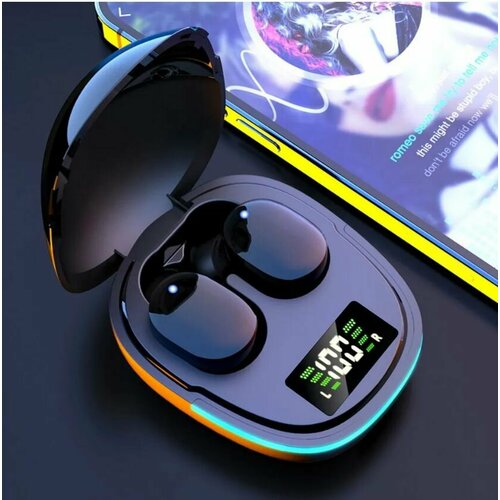 Беспроводные наушники G9S сенсорное управление микрофон блютуз черные 900₽