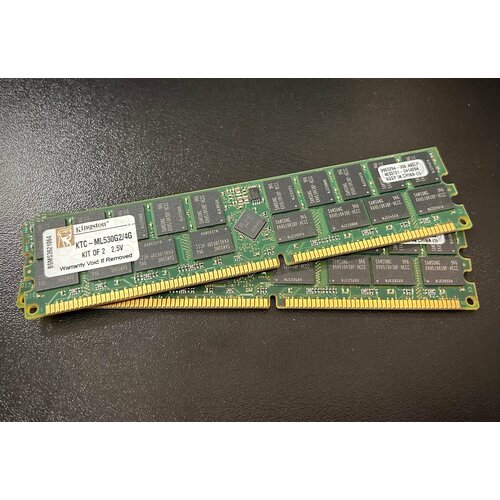 Оперативная память Kingston 4Gb PC1600 2 модуля по 2Gb DDR 200 CL2 ECC REG KTC-ML530G24G KIT of 2 1700000₽