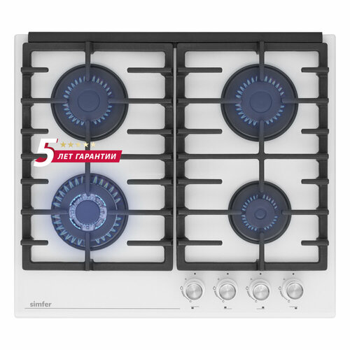Газовая варочная панель Simfer H60H41С522 с газ-контролем закаленное стекло 2399000₽