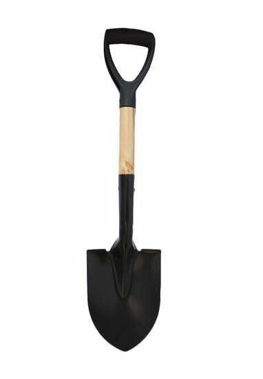 фото Лопата автомобильная 67см, с деревянным черенком и V-образной ручкой Flatel MC-1903904