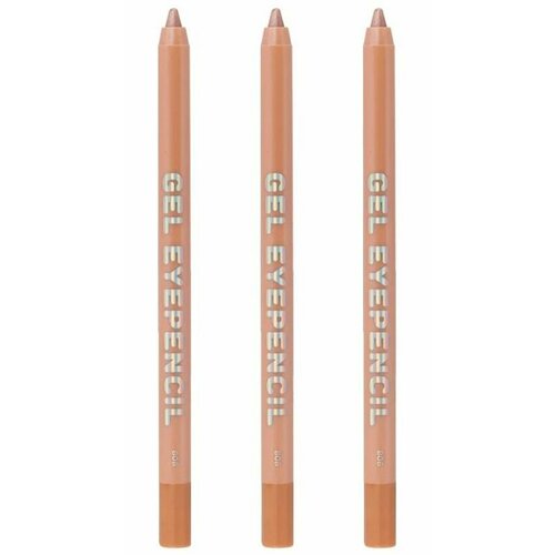 Parisa Cosmetics Карандаш для глаз гелевый Gel Eyepencil, тон № 806 Персиковый перламутр, 3 шт