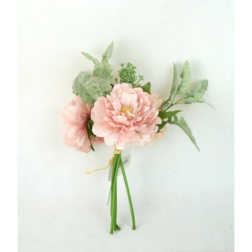 Букет искусственных цветов Розовый пион высота 38 см Country Artists 1017₽