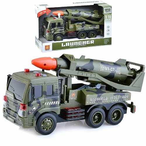 Военная техника Wenyi на батарейках, в коробке 1:16 (WY650A) wenyi машинка детская игрушечная машина военная с ракетой wy650b военная техника на батарейках в коробке 1 16