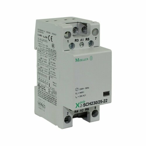 MOELLER / EATON Z-SCH230/25-22 248849 Модульный контактор 230V AC 25A 2NO+2NC