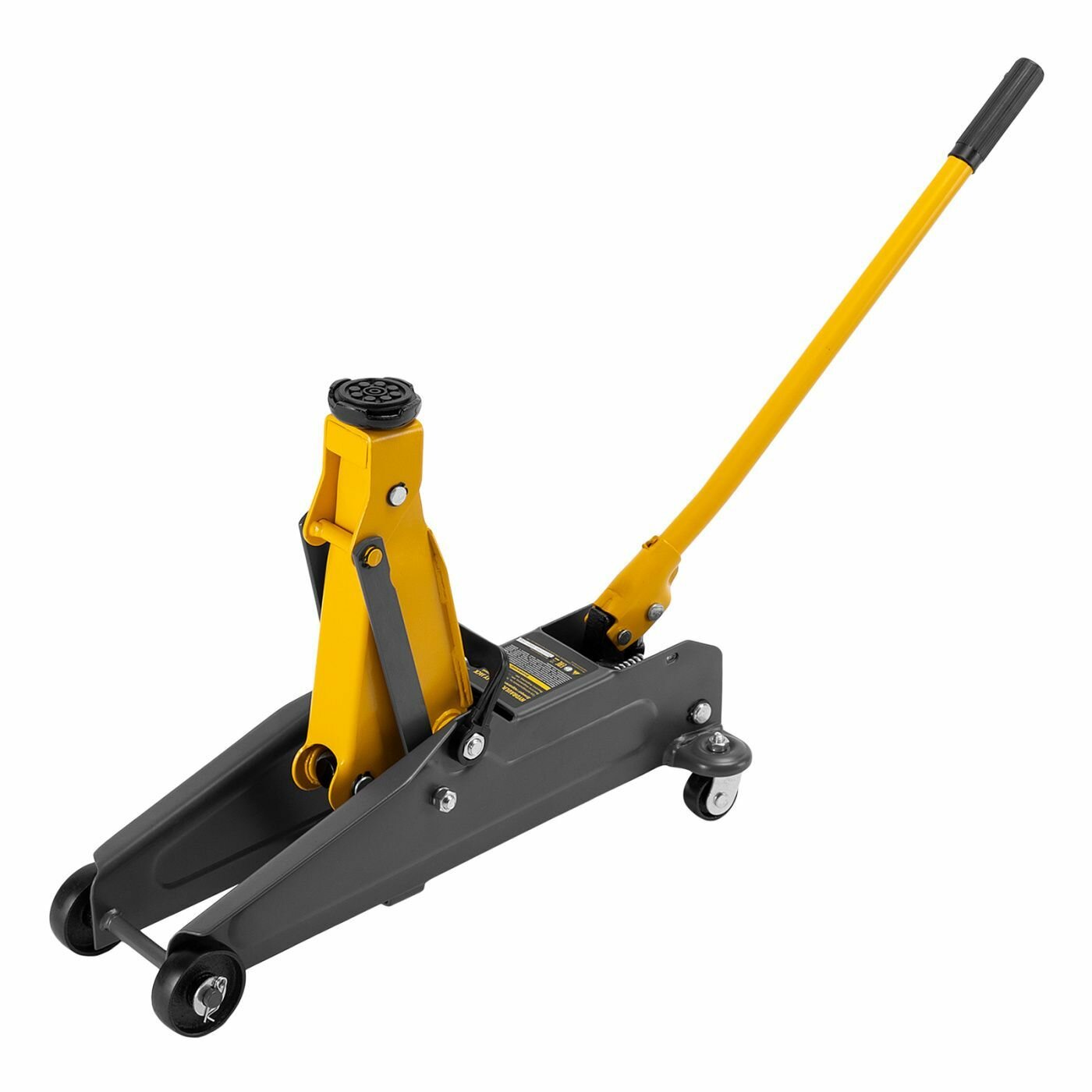 фото Домкрат гидравлический подкатной, 2 т, 135-385 мм Denzel 51230