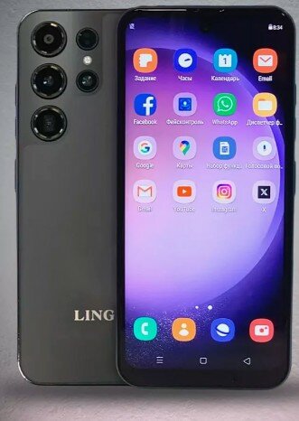 Смартфон Lingbo G23 Ultra 4/64 ГБ, 4 ядра, черный