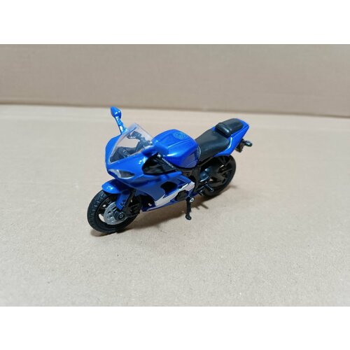 Мотоцикл YAMAHA YZF-R6, масштабная модель 1:18, без упаковки mdmoto for yamaha yzfr6 yzf r6 2017 2018 2019 2020 motorcycle windscreen windshield mirror hole cap cover driven eliminators