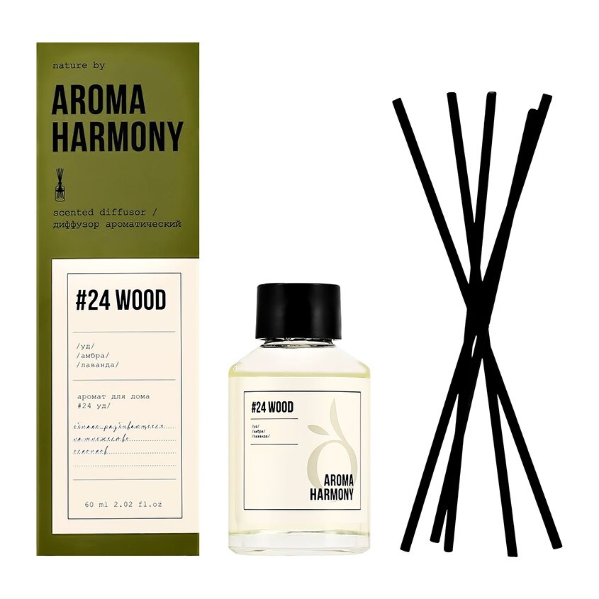 Аромадиффузор Aroma Harmony "Wood", №24, 60 мл