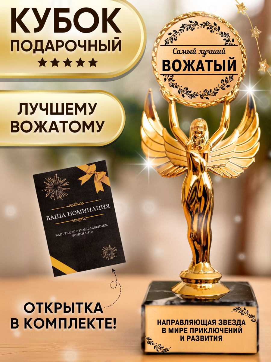 Подарочная статуэтка Ника Лучший вожатый