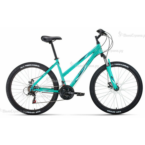 Женский велосипед Forward Iris 26 2.0 D (2022) 17 Бирюзово-белый (156-170 см)