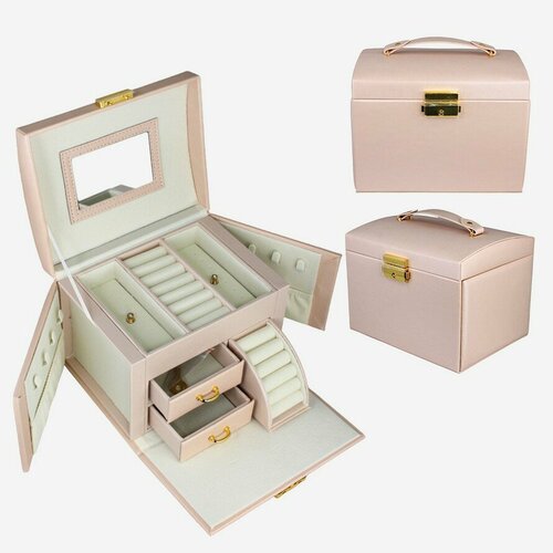 PROFZAL, Шкатулка для хранения бижутерии (розовая), SP01192