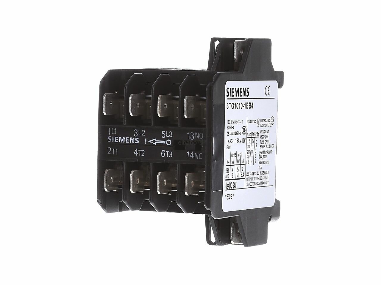 Магнитный контактор 8,4A 24VDC 3TG1010-1BB4 – Siemens – 4011209045095