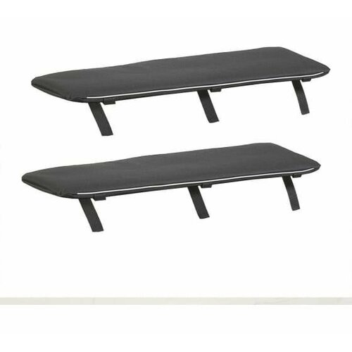 Комплект мягких накладок на сиденье 70 чёрный 766060828 ковчег 1809₽