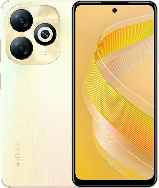 Смартфон Infinix Smart 8 Pro 8/128Gb RU Shiny Gold