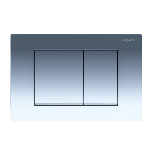 Панель смыва Aquatek KDI-0000010 001B, хром глянец aquatek kdi 0000010 001b панель смыва хром глянец клавиши квадрат 00000119399