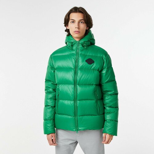 Куртка LACOSTE, размер T48, зеленый куртка lacoste размер t48 зеленый