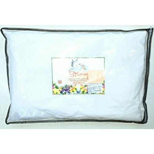 Подушка Лебяжий пух от бренда ST1432 размер 40 х 60 см искбязь отбеленная 510₽