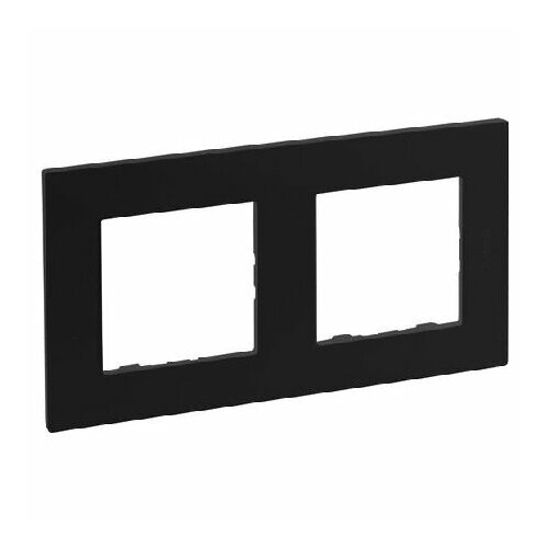 Рама Niloe Step двойная черная 864572 Legrand Bticino 3414971126916 1528₽