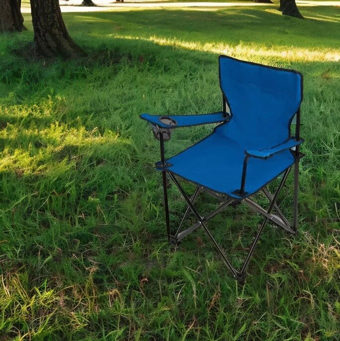 Садовое складное кресло с сумкой в комплекте - фотография № 4
