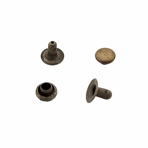 Хольнитены 5х5 мм 200 шт антик заклепки односторонние стальные 320₽