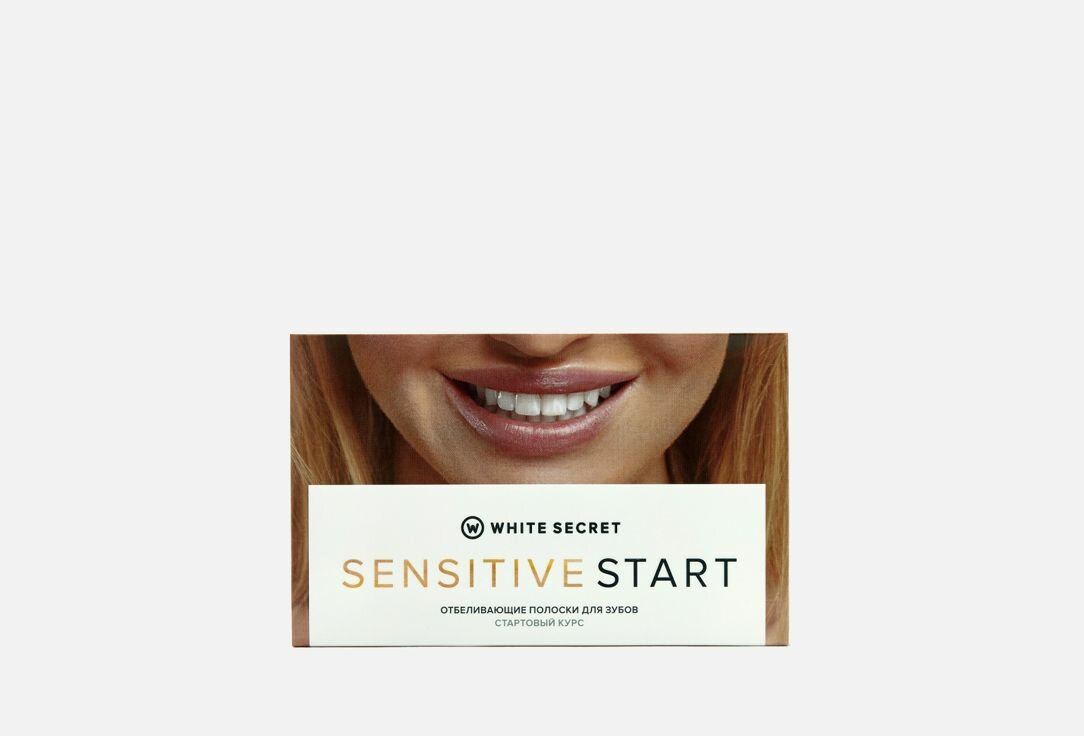 Отбеливающие полоски (7 саше) WHITE SECRET Sensitive Start