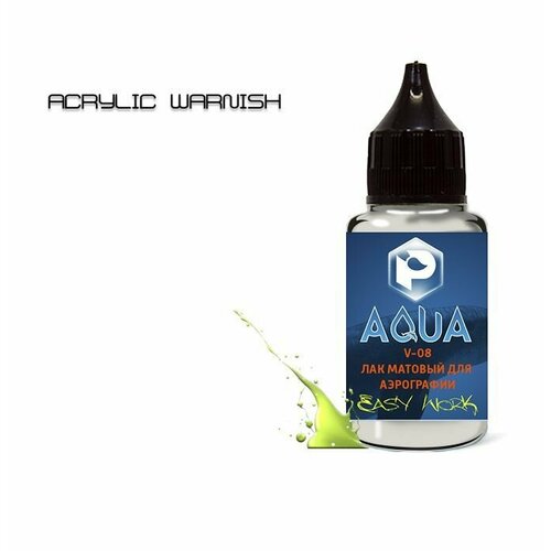 Pacific88 Акриловый лак Матовый AQUA, 30 мл