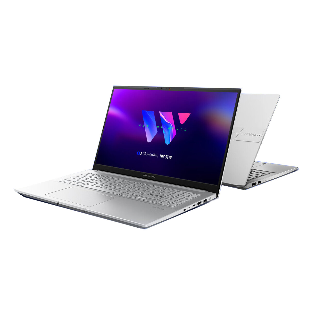 Ноутбук ASUS Vivobook pro 15, R9-7940H, 16ГБ/1ТБ, RTX4060, 2.8K OLED, Русская клавиатура, Cеребристый