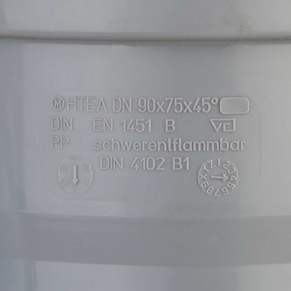 Тройник Ostendorf HTEA 90/75x45°, Ger - фото №8