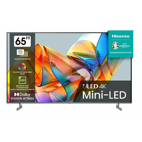 65 Телевизор Hisense 4K UHD 65U6KQ Black 10450800₽