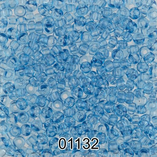 Бисер круглый PRECIOSA 5, 10/0, 2,3 мм, 500 г, (Ф331), светло-синий