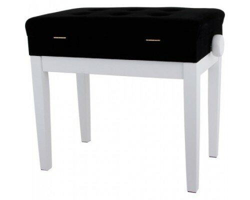 GEWA Piano bench Deluxe Compartment White matt банкетка для пианино