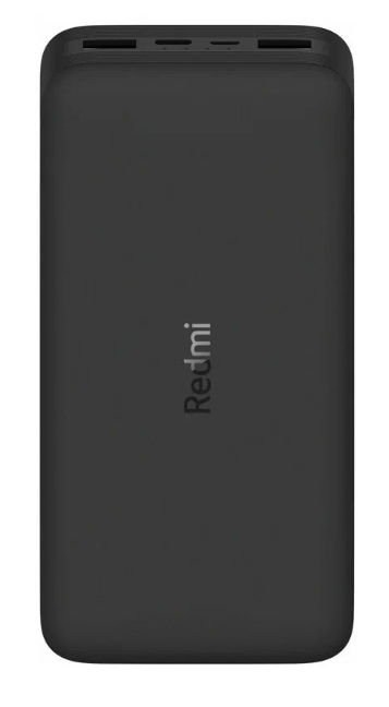 Портативный аккумулятор Xiaomi Redmi Power Bank Fast Charge, 20000 mAh, черный, упаковка: коробка