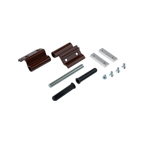 Петля дверная для алюминиевой двери Maxi (1 шт) коричневая RAL8017